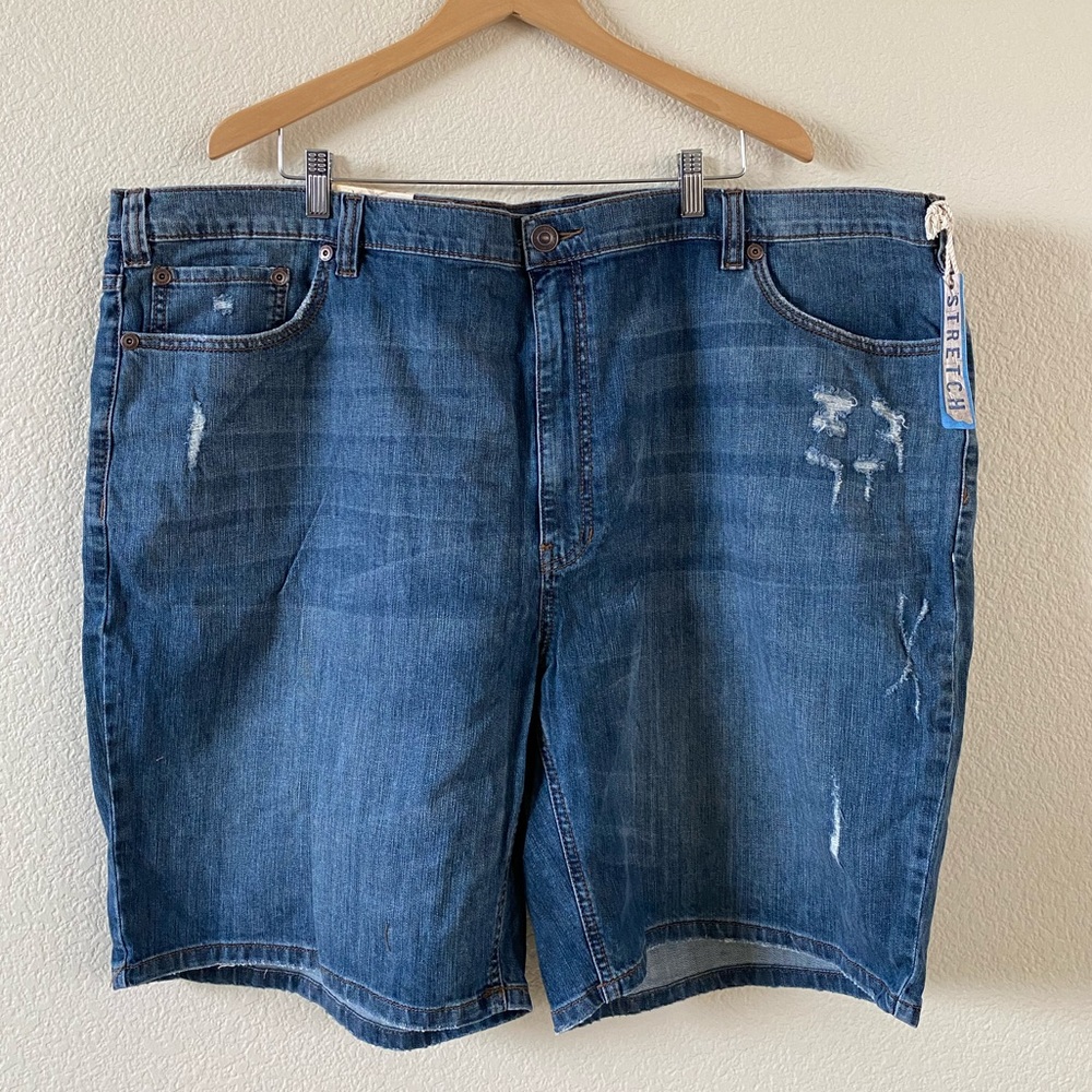 True Nation Athletic Fit Denim Shorts